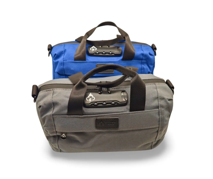 Safely Smell Proof Mini Duffle Bag with Anti-Theft Lock Powered by FireBar Labs