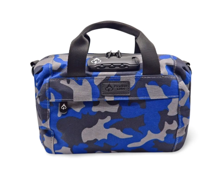 Safely Smell Proof Mini Duffle Bag with Anti-Theft Lock Powered by FireBar Labs