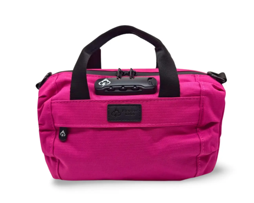 Safely Smell Proof Mini Duffle Bag with Anti-Theft Lock Powered by FireBar Labs