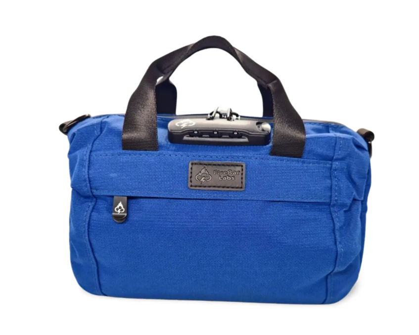 Safely Smell Proof Mini Duffle Bag with Anti-Theft Lock Powered by FireBar Labs
