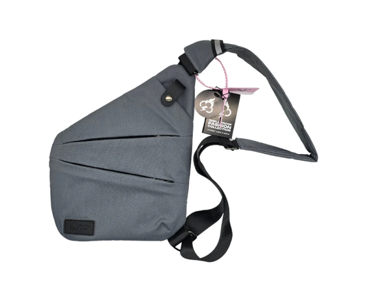 Safely Smell Proof Cross Body Bag with Anti-Theft Lock Powered by FireBar Labs